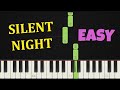 Silent Night│EASY Piano Tutorial│RIGHT HAND 🤚