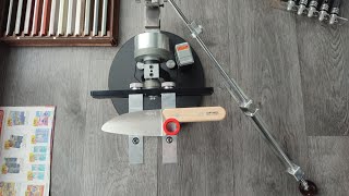 Заточка кухонного Opinel  сталь inox. Чугунный притир;)