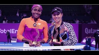 Coco Gauff and Pegula charge to doubles title of Qatar Open