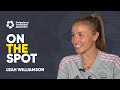 ON THE SPOT: Arsenal and Lionesses Leah Williamson