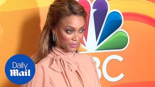 Supermodel, work! Tyra Banks still knows how to 'smize' at NBC - Daily Mail