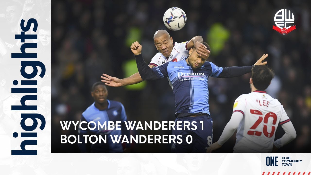 HIGHLIGHTS | Wycombe Wanderers 1-0 Bolton Wanderers - YouTube