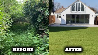 Overgrown Garden Time Lapse -  Garden Renovation / Restoration