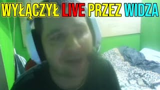 Dawid Jasper WYŁĄCZYŁ LIVE PRZEZ WIDZA