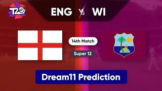 ENG VS WI DREAM11 ENGLAND VS WEST INDIES DREAM11 PREDICTION 100% WINNING TEAM 3 MEMBER OR H2H TEAM