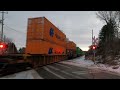 heritage u0026 olympic unit railfanning at caledon dec 21 2024