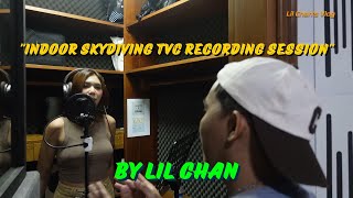 IndoorSkyDiving TVC Song Recording Session by Lil Chan/ Singer Chuu Nwe