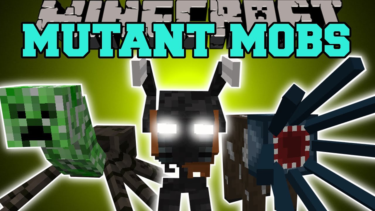 Minecraft Mutant Mobs Insane New Boss Funny Mobs With Special