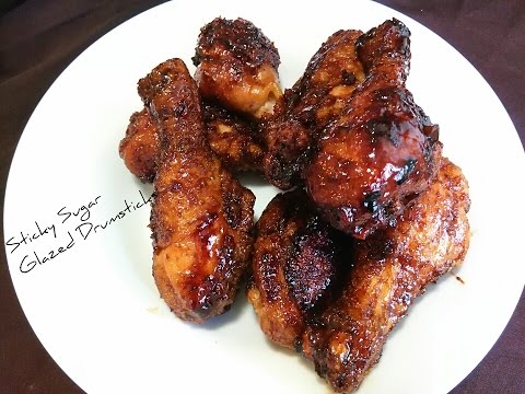 Delicious Sticky Sugar Glazed Drumsticks Delicious Sticky Sugar Glazed Drumsticks