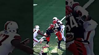 Joe burrows wild throw mid sack for a first down#nfl #edit #sports #football