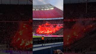 Hertha BSC - 1. FC Union Berlin Pyroshow 09.04.2022 Ultras