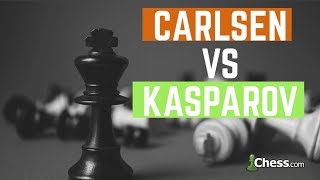 CARLSEN vs. KASPAROV ⭐⭐⭐ (2ª partida)