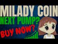 MILADY MEME COIN MAJOR PRICE UPDATE! MILADY MEME COIN PRICE PREDICTION! LADYS CRYPTO PRICE FORECAST