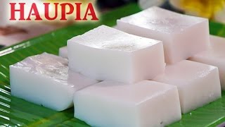 Haupia-Hawaiian Coconut Pudding (RECIPE)ハワイのデザート、ハウピアを作りました