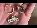 Beach metal detecting I found rings on the beach