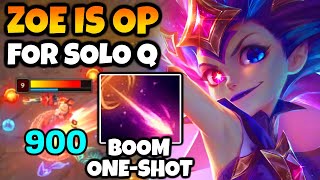 Zoe is one of the BEST SOLO Q MIDS. Here's how to DOMINATE with her.