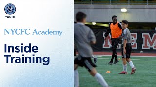 Coach Edson Buddle's still got it! | NYCFC Academy Inside Training