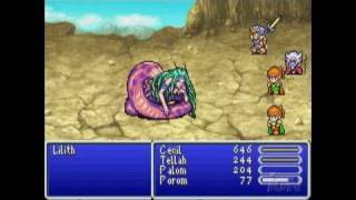Final Fantasy IV Advance Game Boy Gameplay - Gameplay