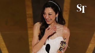 Michelle Yeoh becomes first Asian star to win best actress Oscar