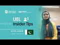 Asiya shares her UEL insider tips for new students!