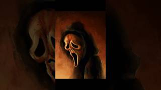 Ghostface painting process | Scream movie #fanart #halloween2023 #darkart #art #painting #drawing