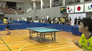 【男子 準々決勝】戸上隼輔 vs 水谷隼｜2021アジア卓球選手権ドーハ大会 日本代表選考合宿