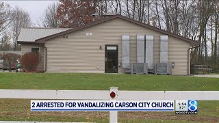 Woman, teen arrested for church vandalism