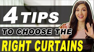 Curtarra | 4 Tips to Choose the Right Curtains | Interior Design | Custom Curtains