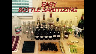 Sanitizing extract bottles - Vanilla extract bottle sanitizing - Easy bottle sanitizing - Steramine