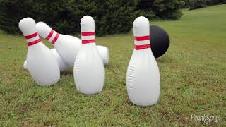 Indoor/Outdoor Giant Inflatable Bowling Game