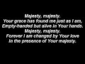 Majesty (Here I Am, Humbled By Your Majesty) SOF1827 - song and lyrics