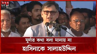 আওয়ামী লীগের রাজনৈতিক মৃত্যু হয়েছে, মন্তব্য সালাহউদ্দিনের | Salahuddin Ahmed | BNP | Somoy TV