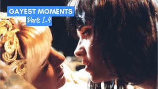 They kissed how many times? Xena and Gabrielle's Gayest Moments PARTS 1 - 4