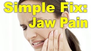 Simple Fix for One-Sided TMJ (Jaw)Pain