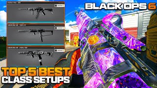 TOP 5 BEST CLASS SETUPS in Black Ops 6! 👑 (BO6 Meta Class Setups)