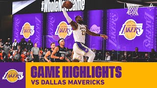 HIGHLIGHTS | LeBron James (12 pts, 5 ast, 3 reb) vs. Dallas Mavericks