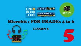 MicroBit Lesson 5 for Grade 4