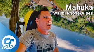 Mahuka back seat on-ride reverse ridercam 5K POV @60fps Walibi Rhône-Alpes Rhone-Alpes