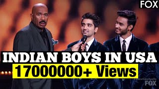 Michael Jackson Meets Bollywood | Steve Harvey FOX Tv | INDIAN boys in USA | Shraey Khanna | Apollo