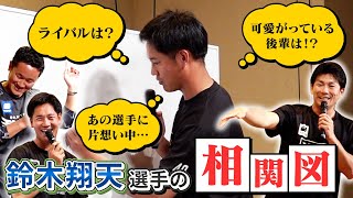 【鈴木翔天選手相関図】仲良し…片想い…ライバル…様々な交友関係が発覚‼