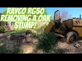 The Rayco Rg 50 Makes Quick Work of a Stump