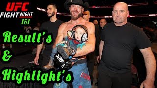 UFC Ottawa Results & Highlights : Iaquinta vs  Cerrone