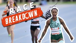Sha'Carri Richardson Rips Up The Track In Nairobi 200m | Race Breakdown