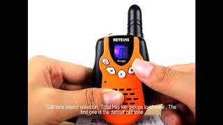 Retevis RT602 Rechargeable desktop charger kids walkie talkie for long range talking