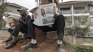Kenyans await results from the presidential elections