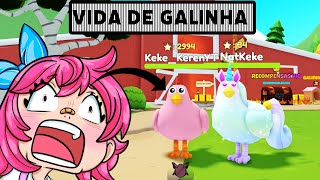 VIRAMOS GALINHA POR UM DIA - Roblox