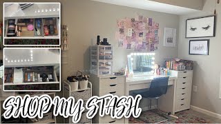 SHOP MY STASH MAY 2022 | DECLUTTER & ORGANIZE MY MAKEUP COLLECTION WITH ME