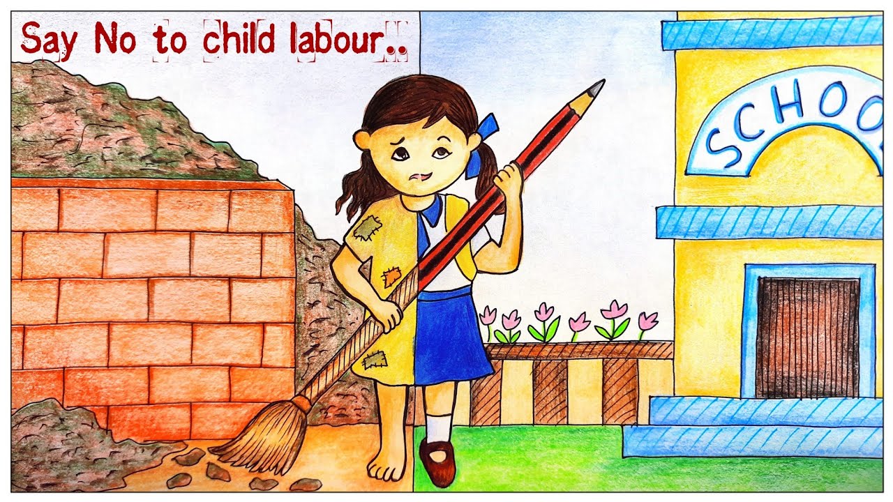 Child Labour Posters Drawing