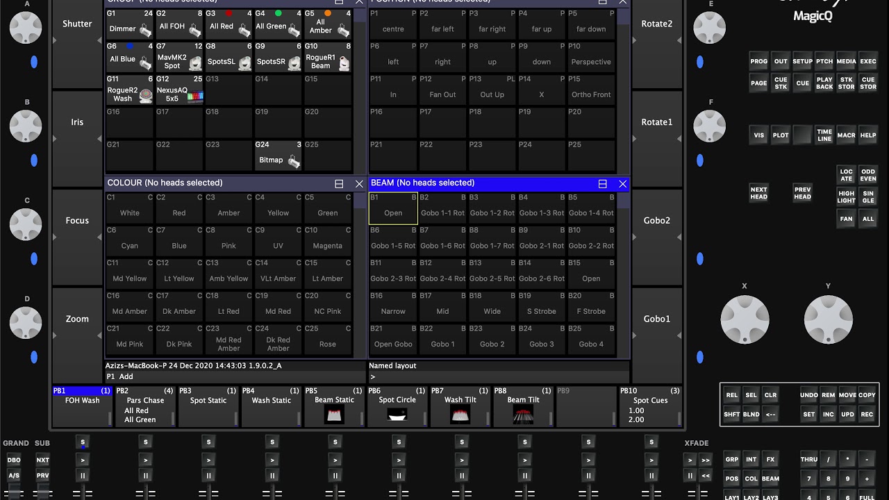 Layouts In Magicq Youtube