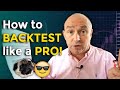 How to BACKTEST like a PRO! (Crucial for Forex traders)